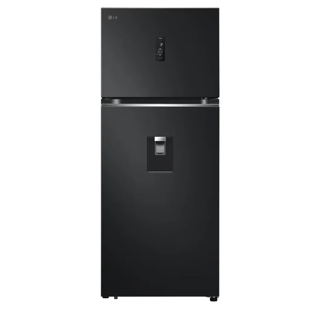 LG Refrigeradora Top Freezer de 383L (Net) / 423L (Gross) Smart Inverter & ThinQ™, color Negro Mate VT40APD
