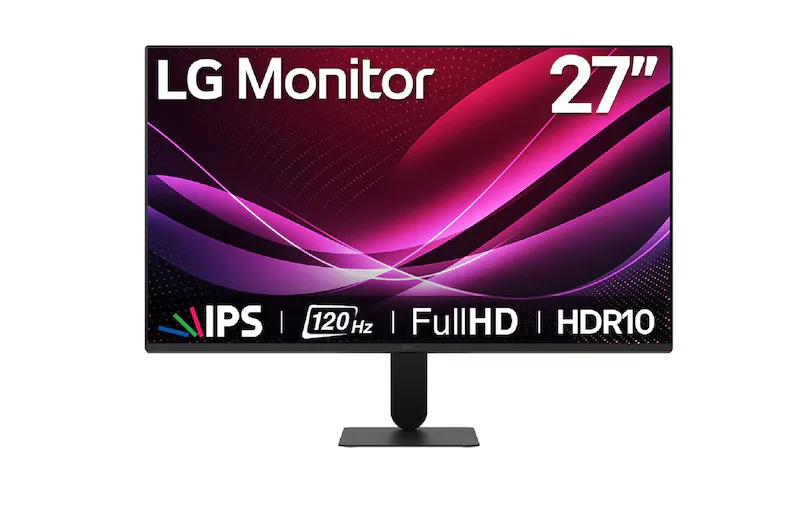 LG Monitor U4 27" IPS FHD, 144 Hz, HDR10, diseño sin bordes – 27U411B-B