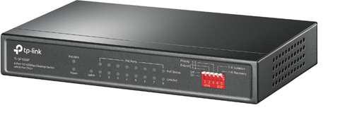[DTF-TP00274] TP-link switch omada de 9 puertos a 10 / 100Mbps con 8 puertos PoE+ - TL-SF1009P