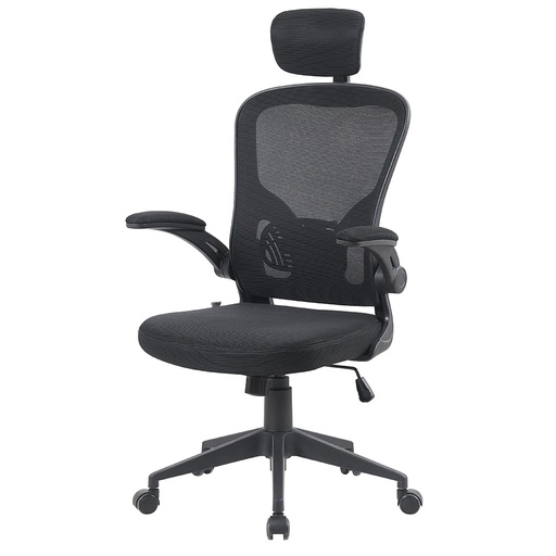 [TK-SI-66] Silla Semi Ejecutiva en Malla Negra  	